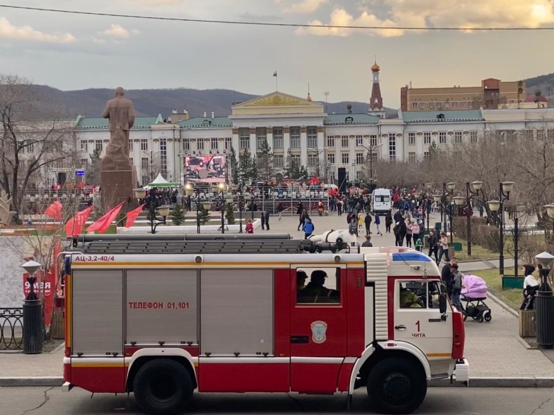 40 пожарных постов контролировали пожарную безопасность в крае 9 мая