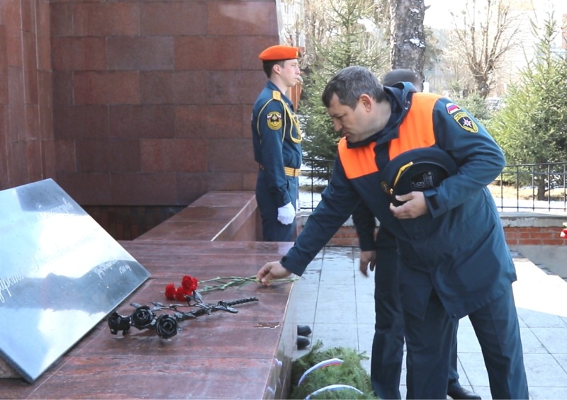 Забайкальские огнеборцы почтили память погибших товарищей