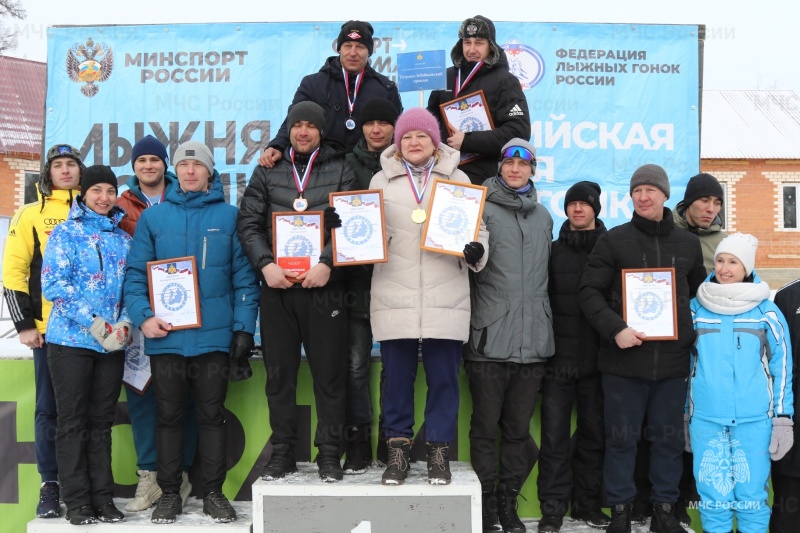 Соревнования по лыжным гонкам среди личного состава Главного управления прошли в Чите