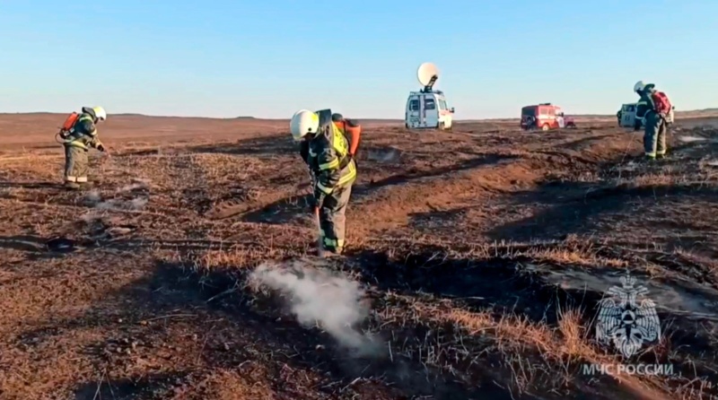 Три крупных ландшафтных пожара ликвидированы в  Забайкальском крае