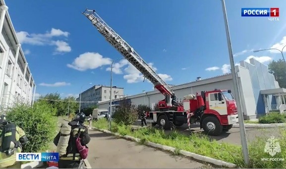 В ремонтном локомотивном депо Чита-1 прошли пожарно-тактические учения